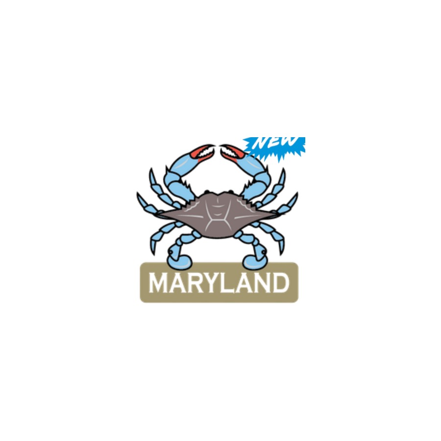 [66447] TAC PIN MARYLAND BLUE CRAB