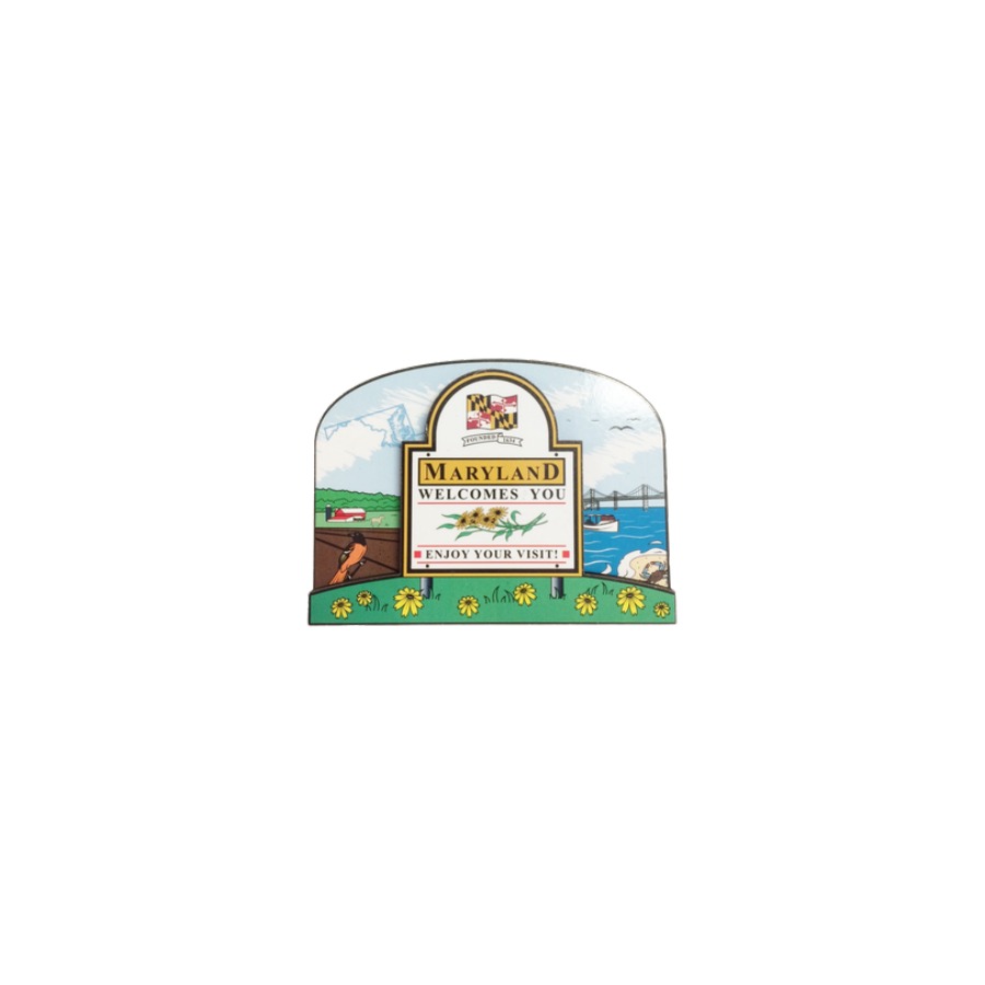 MD WELCOME 2 LEVEL MAGNET