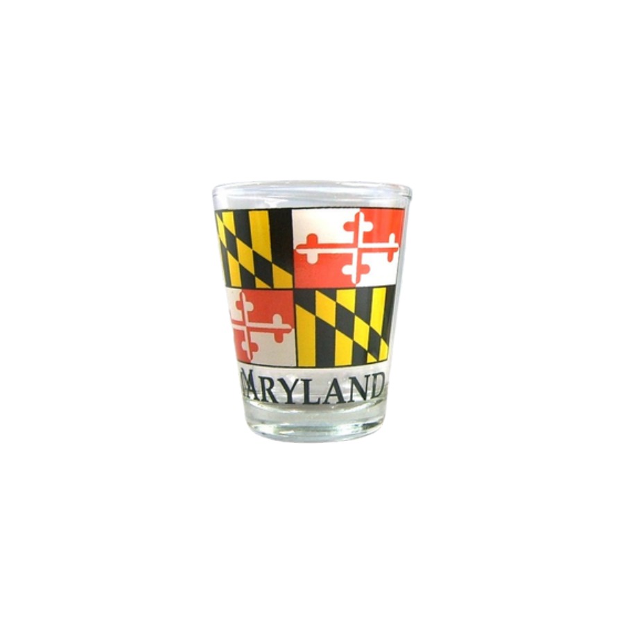 [66722] SHOTGLASS MD FLAG
