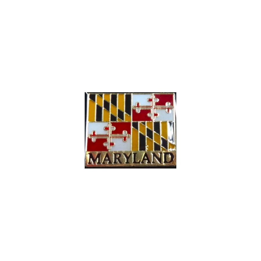 TAC PIN MARYLAND FLAG