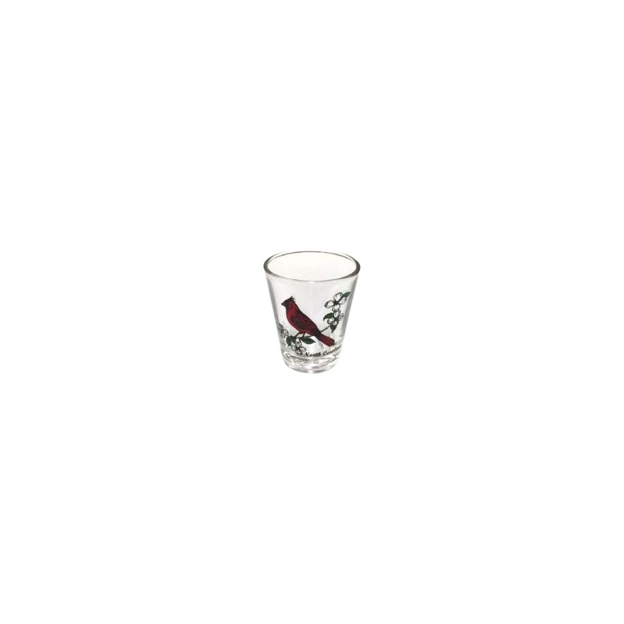 SHOTGLASS NC CARDINAL (BC6)