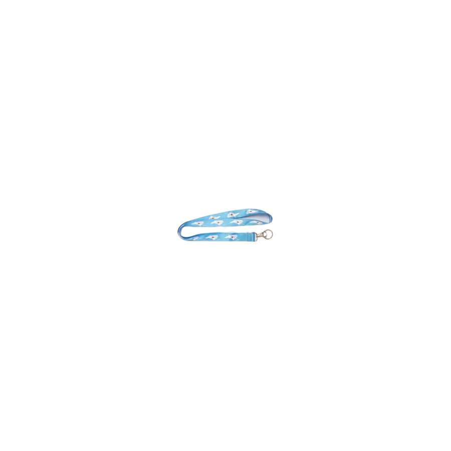 LANYARD LOVE NC CAROLINA BLUE