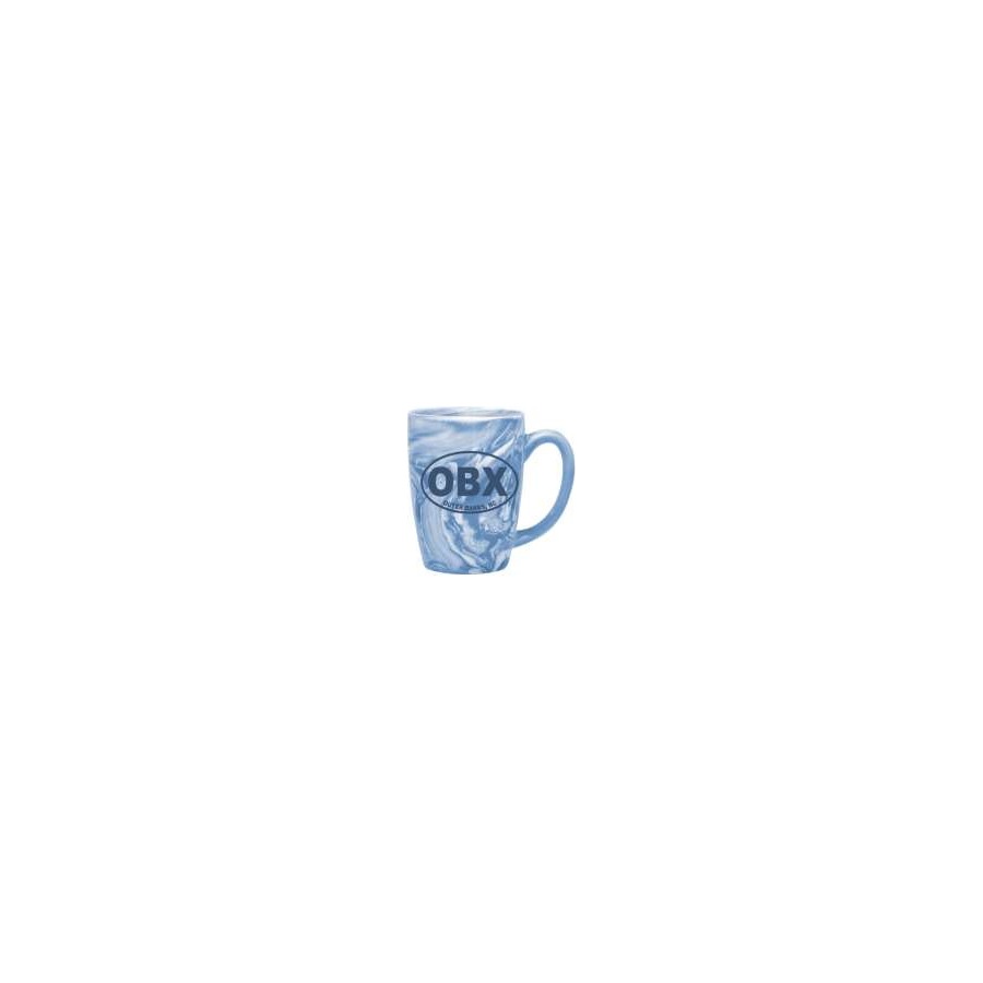 PALERMO MUG BLUE OBX OVAL