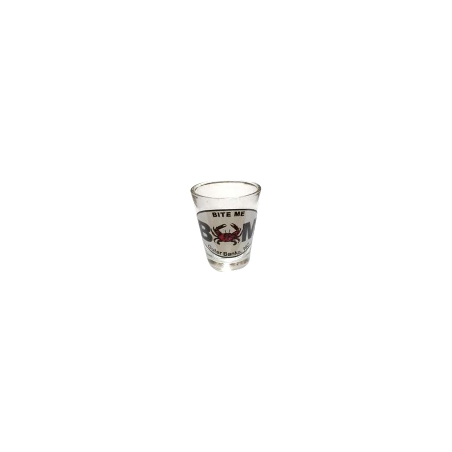 [74420] SHOT OBX CRAB BITE ME OVAL