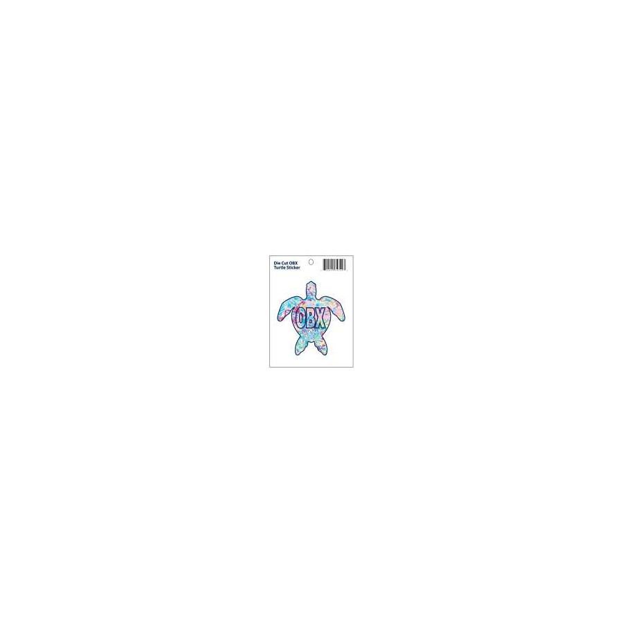 STICKER DIE CUT TURTLE OBX PATTERN
