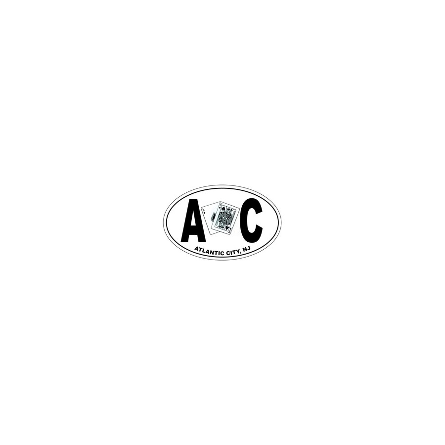 [75762] STICKER OVL AC (ATLANTIC CITY)