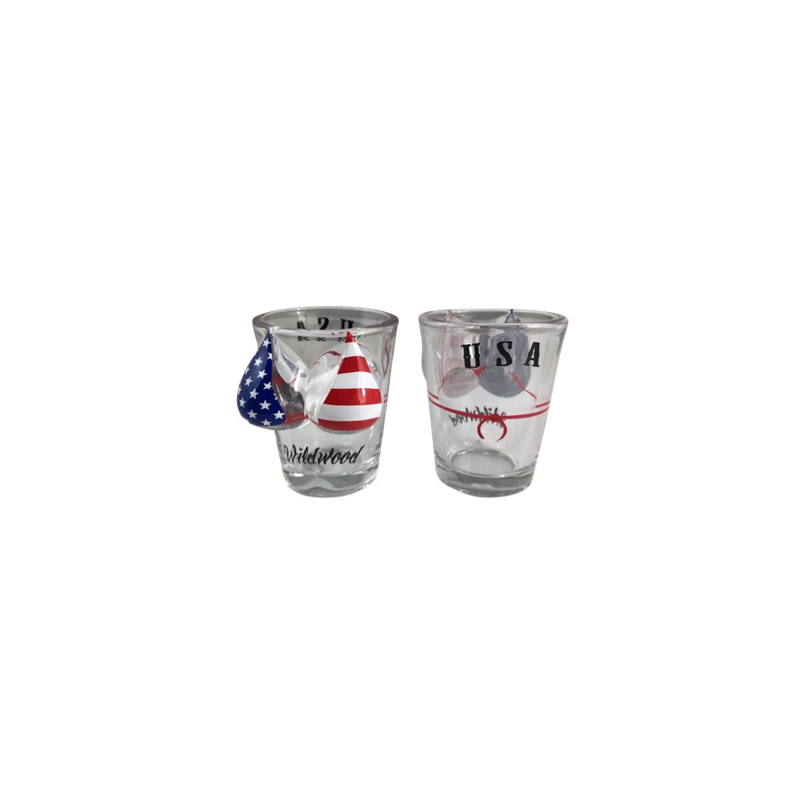 [75824] SHOT TOP USA FLAG BIKINI WILDWOOD NJ