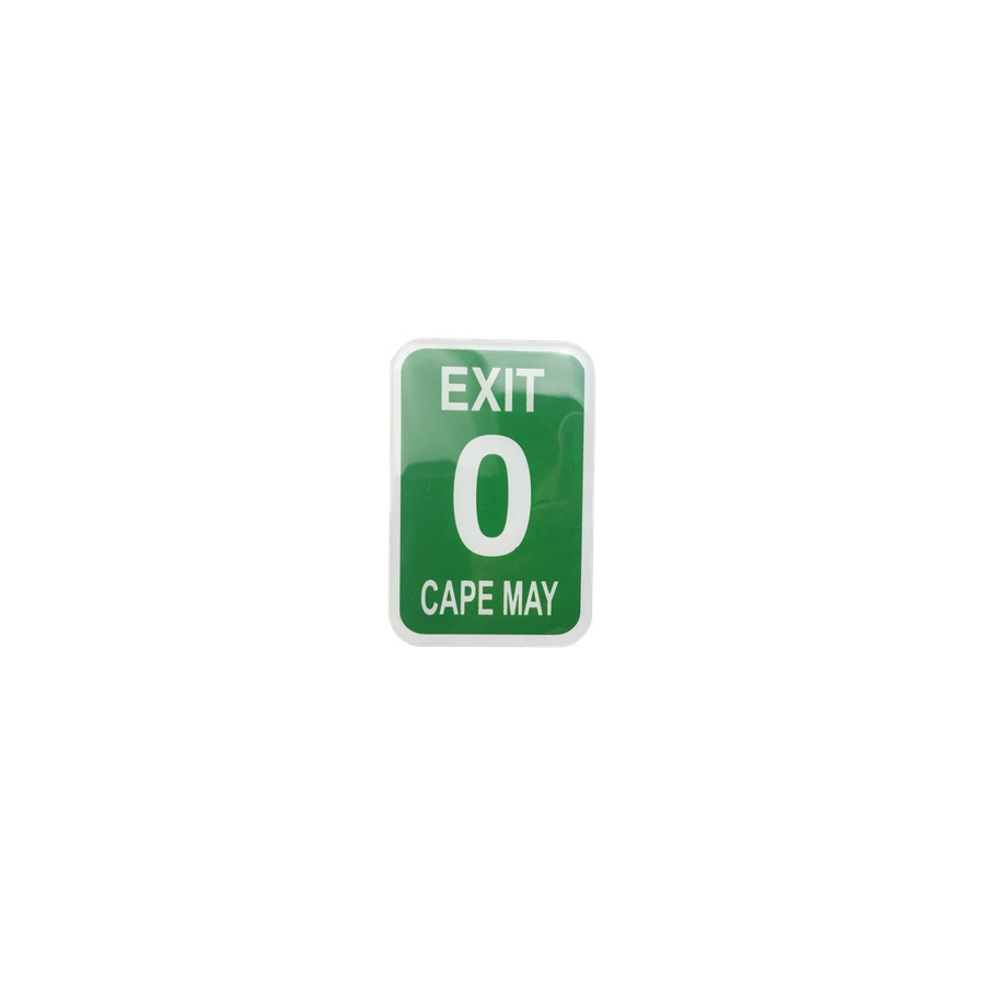 FLEX MAGNET CAPE MAY EXIT 0 RECT. W/ EPOXY (PREV. #03868)