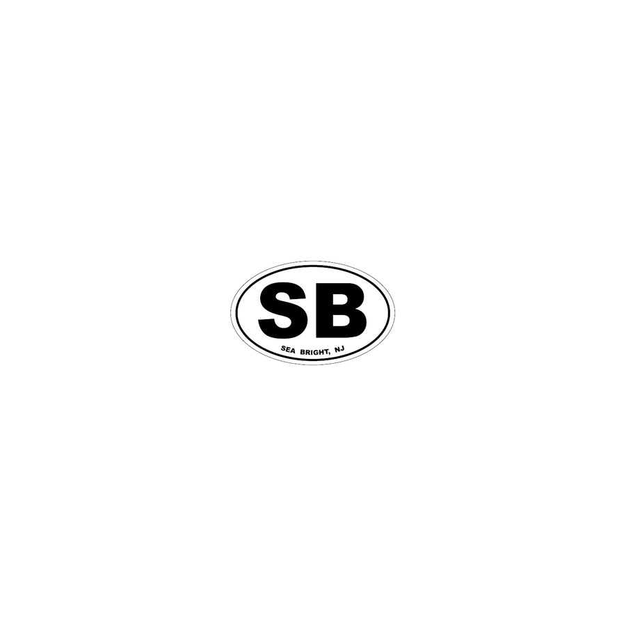 [76463] SB SEA BRIGHT NJ OVAL STKR