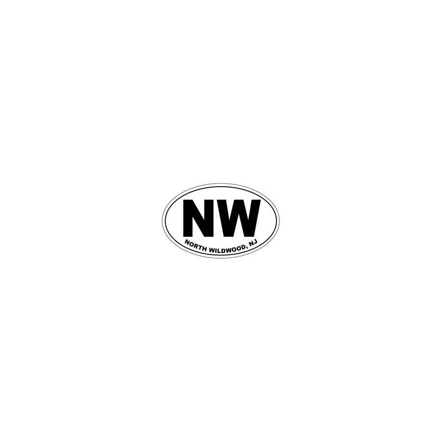 NW Car Magnet - NORTH WILDWOOD