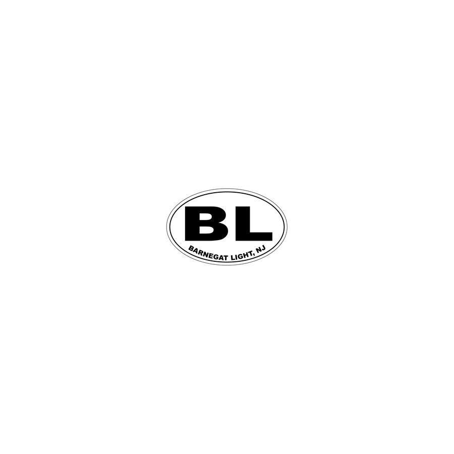 [76762] STICKR OVAL BL (BARNEGAT LGTH)