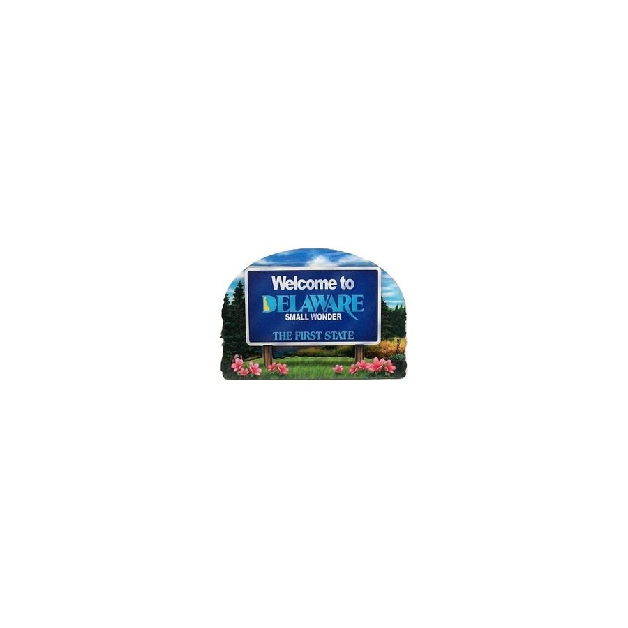 MAGNET DELAWARE WELCOME SIGN