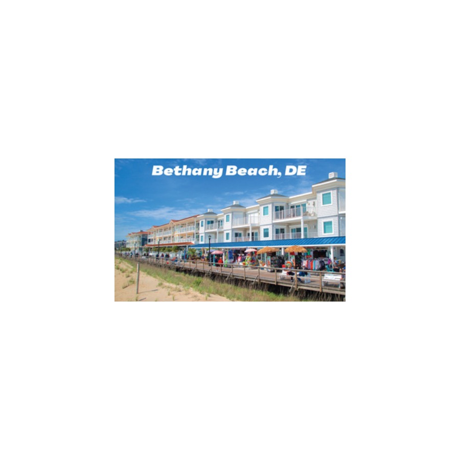 POSTCARD BETHANY BEACH BOARDWALK