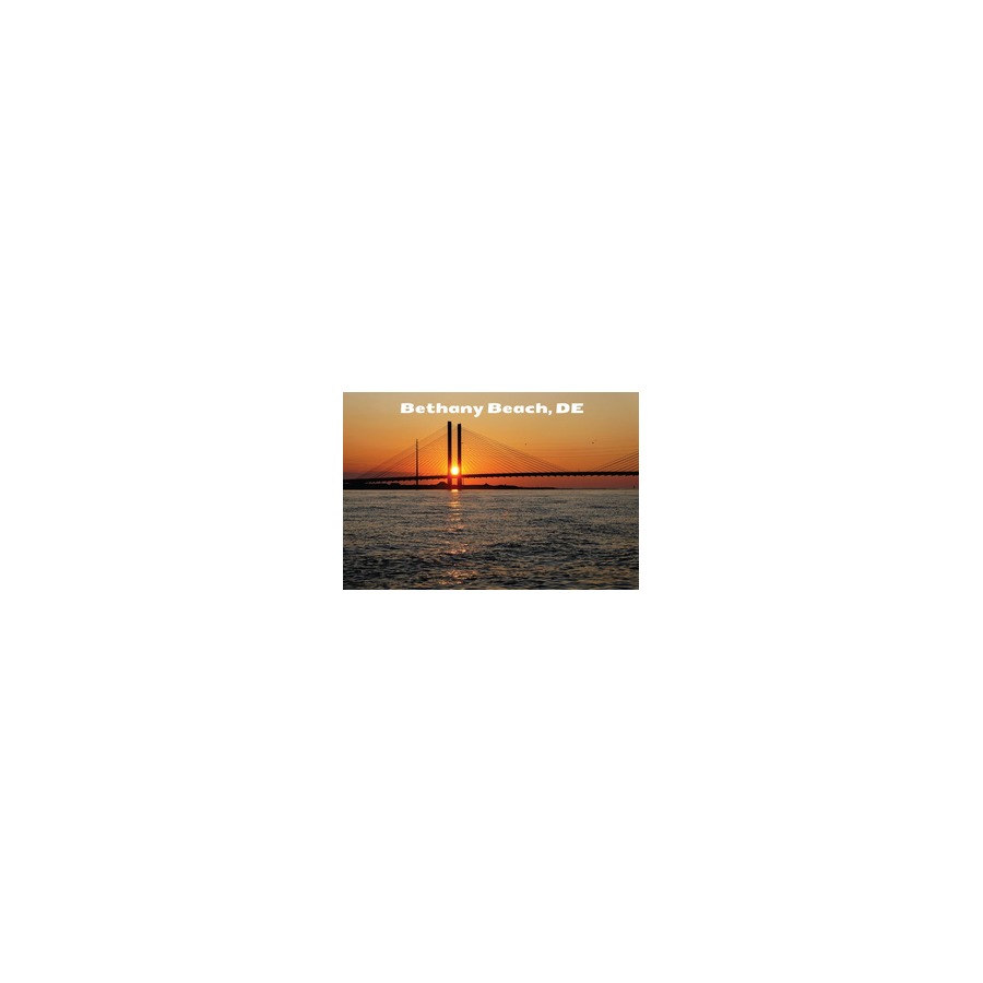 [77528] BB BRIDGE BETHANY BEACH 2X3 METAL MAGNET