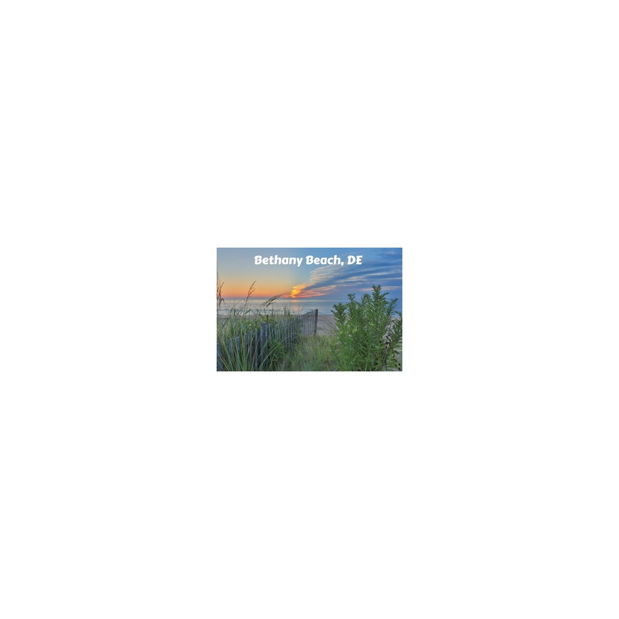 [77529] BB SUNSET DUNES BETHANY BEACH 2X3 METAL MAGNET