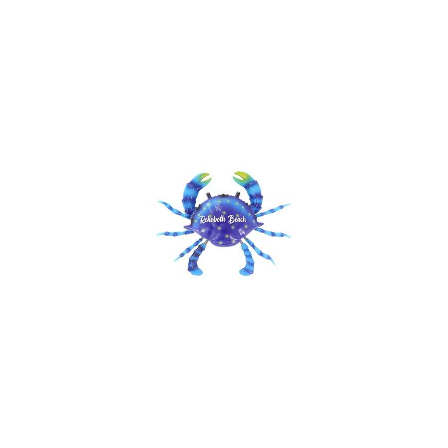 WIGGLY BLUE CRAB MAGNET REHOBOTH BEACH, DE