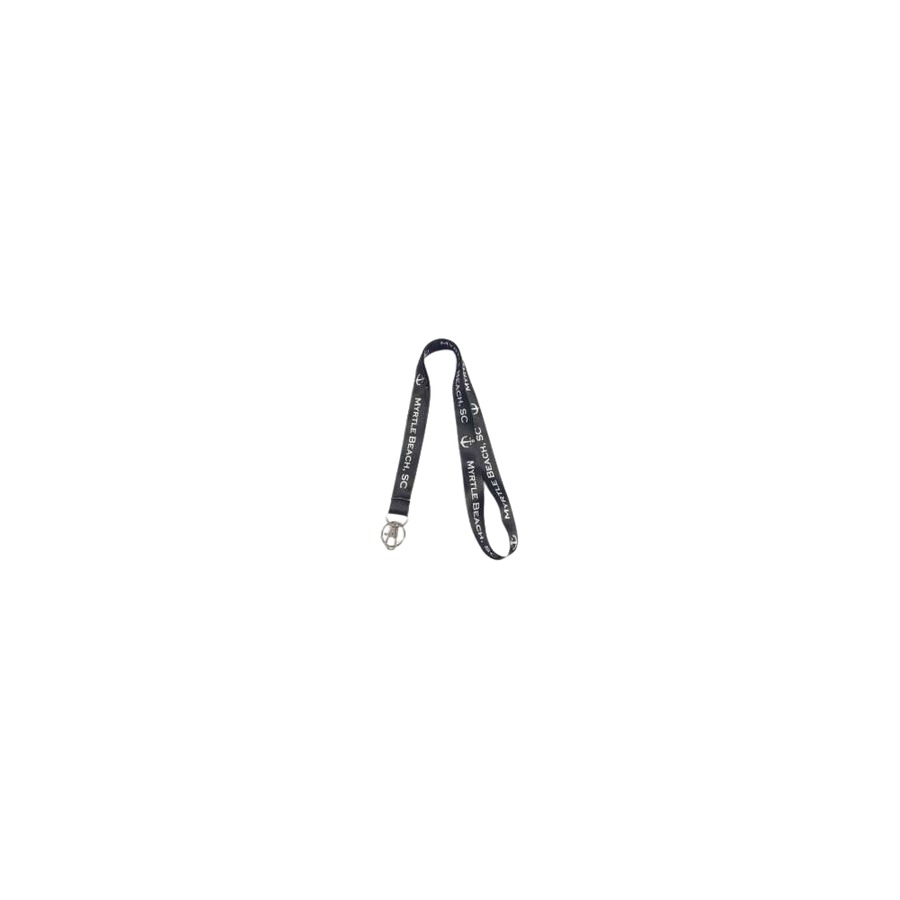 [82098] MB LANYARD BLACK ANCHOR