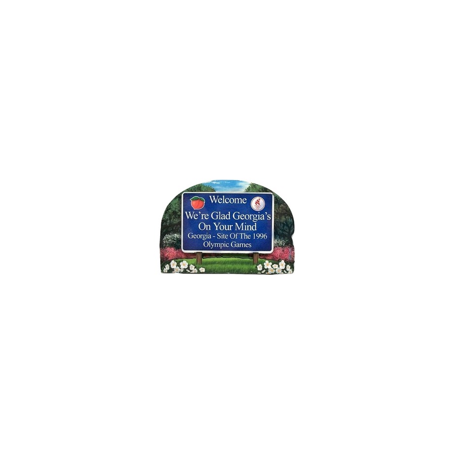 [86300] MAGNET GEORGIA WELCOME SIGN