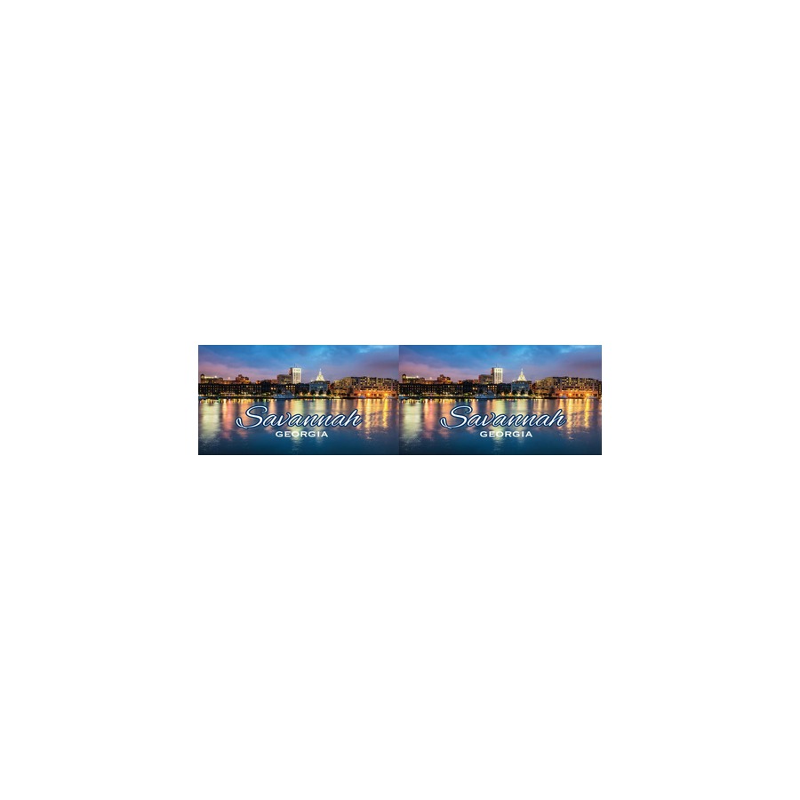 [86308] SHOT SAVANNAH SKYLINE NIGHT FULL WRAP PHOTO PROCESS