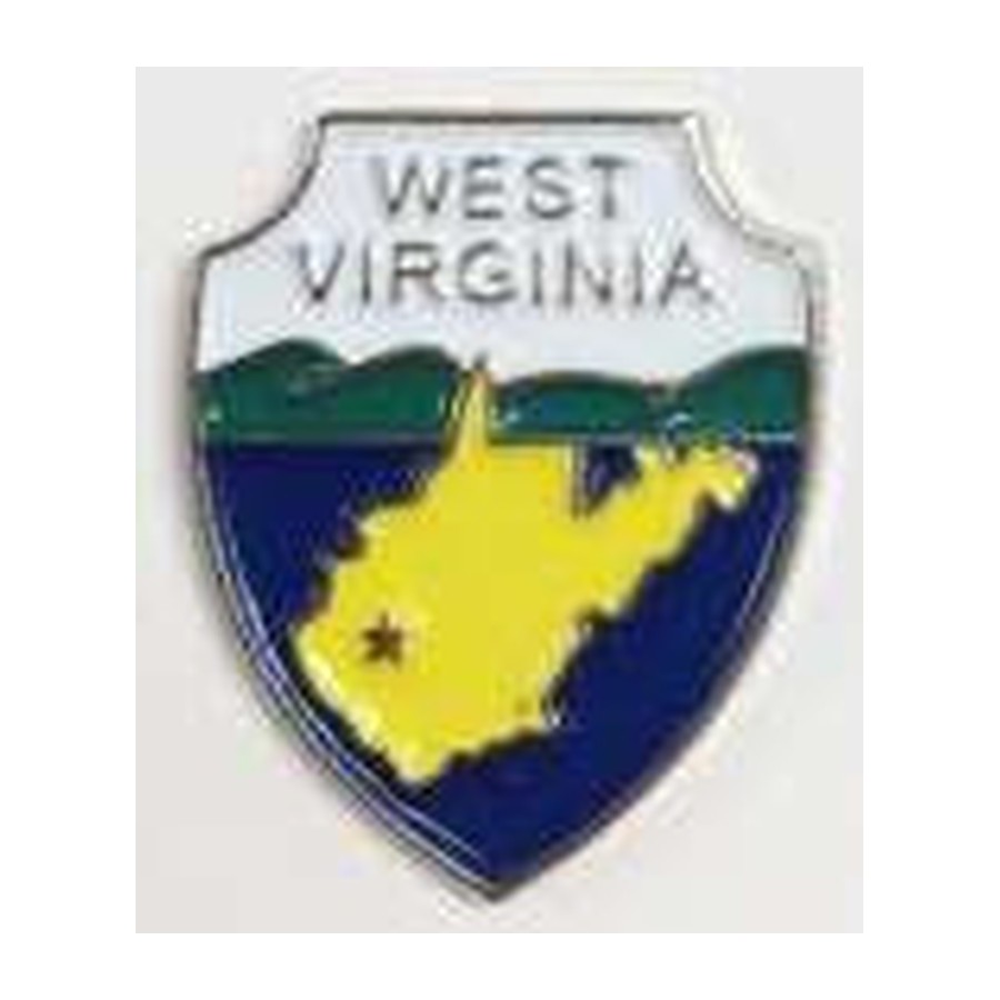 SHIELD WEST VIRGINIA MAP