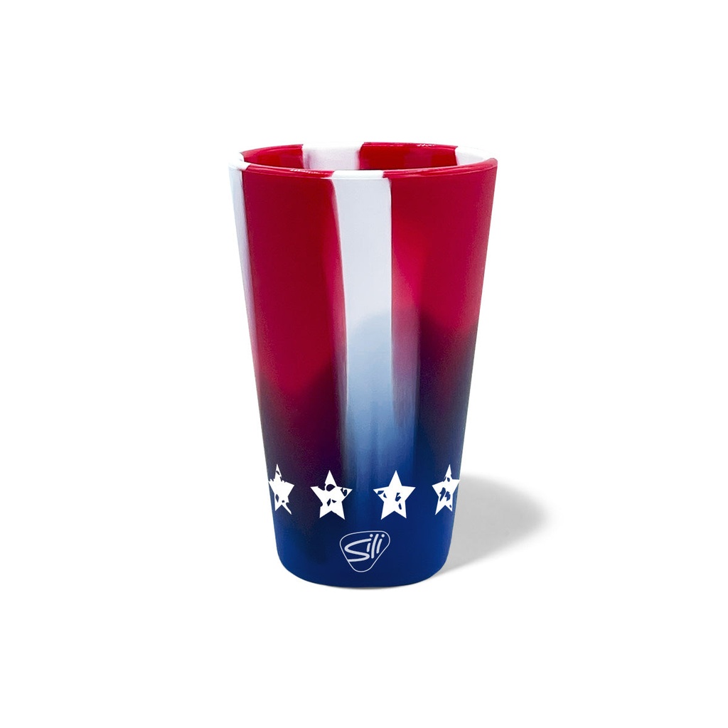 [SIL-009] 16 oz Stars & Stripes Pint