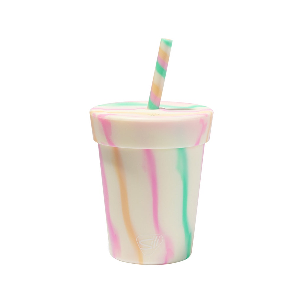 [SIL-013] 8 oz Kids Straw Tumbler