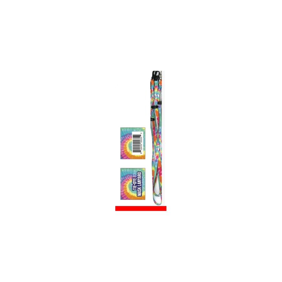[05336] TIE DYE MASK LANYARD