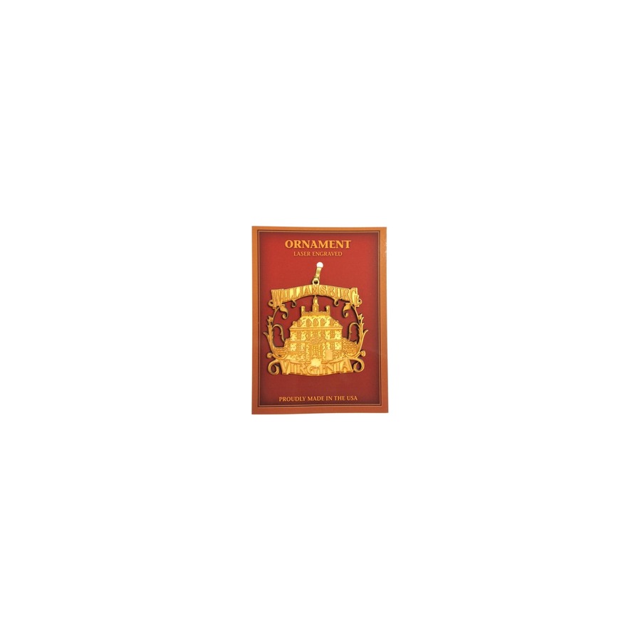 [31939] ORNAMENT WOOD WLMSBRG GOV PAL