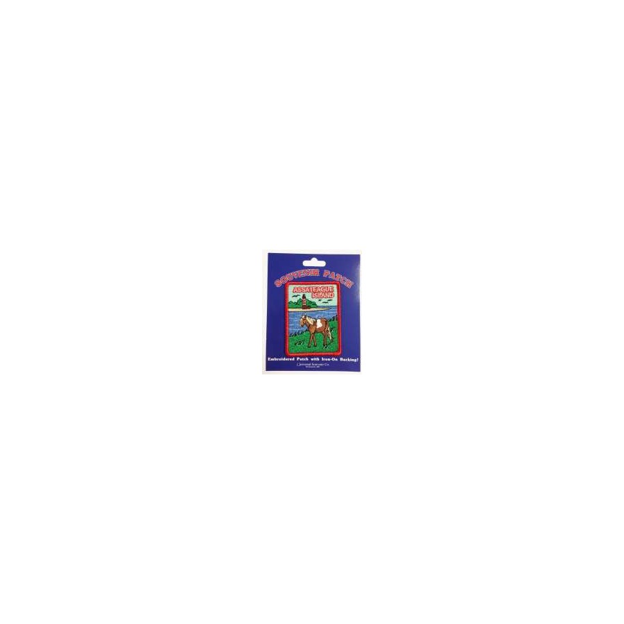 [32343] PATCH ASSATEAGUE PONY W/ LIGHTHOUSE RECTANGLE