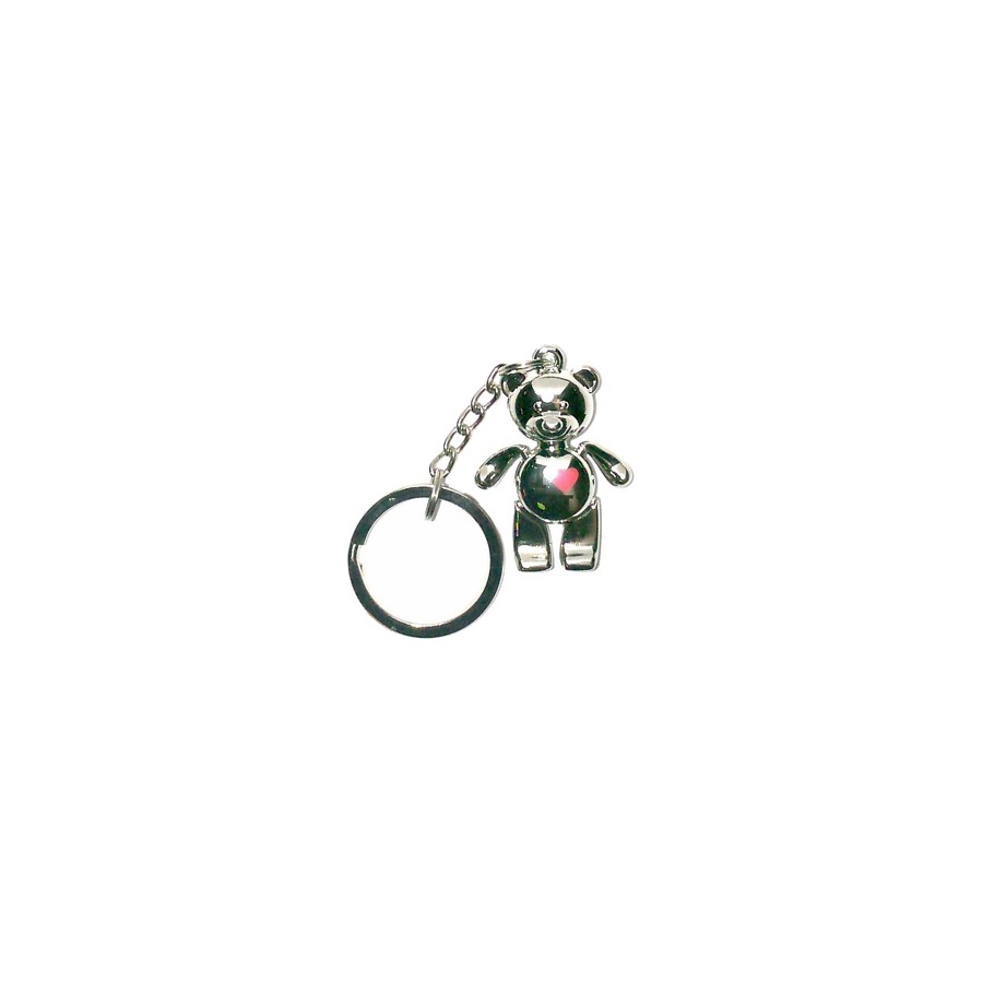 [33797] WIGGLE BEAR KEY RING I HEART CI