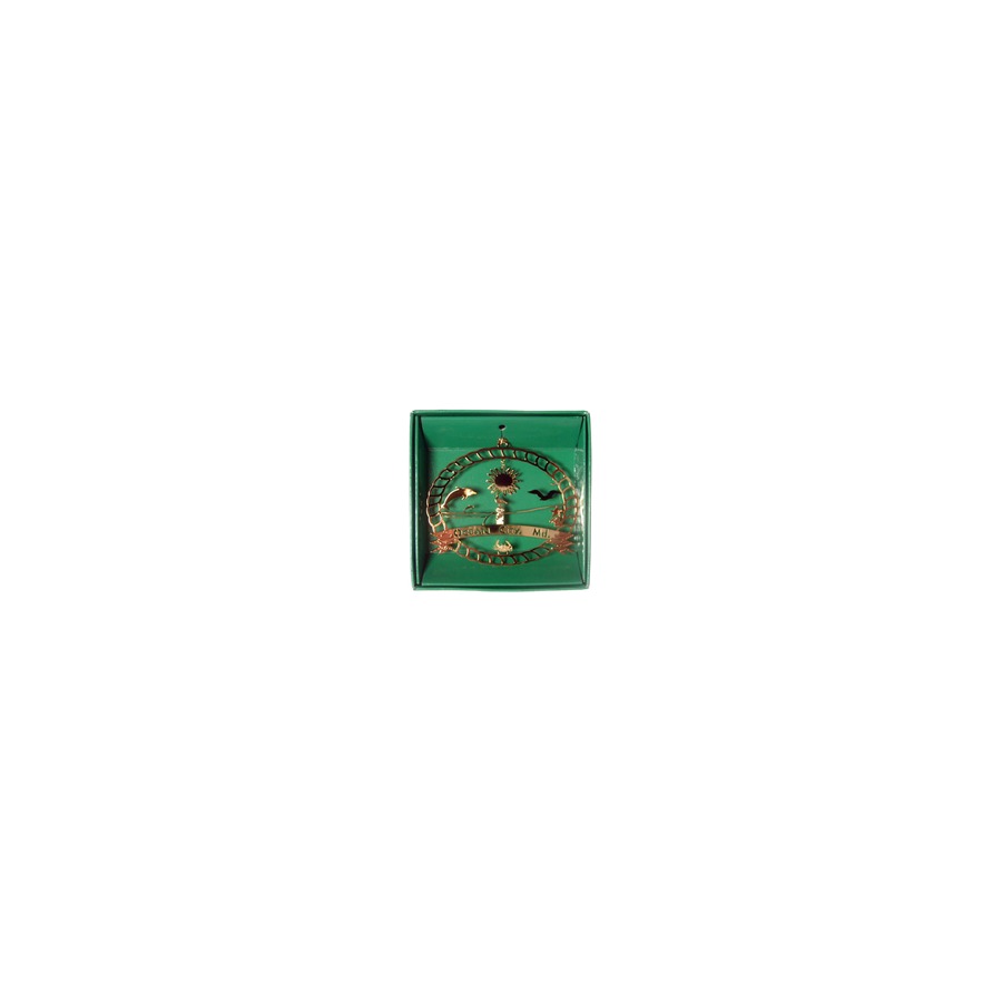[58635] GOLD ORNAMENT OCEAN CITY COLLAGE