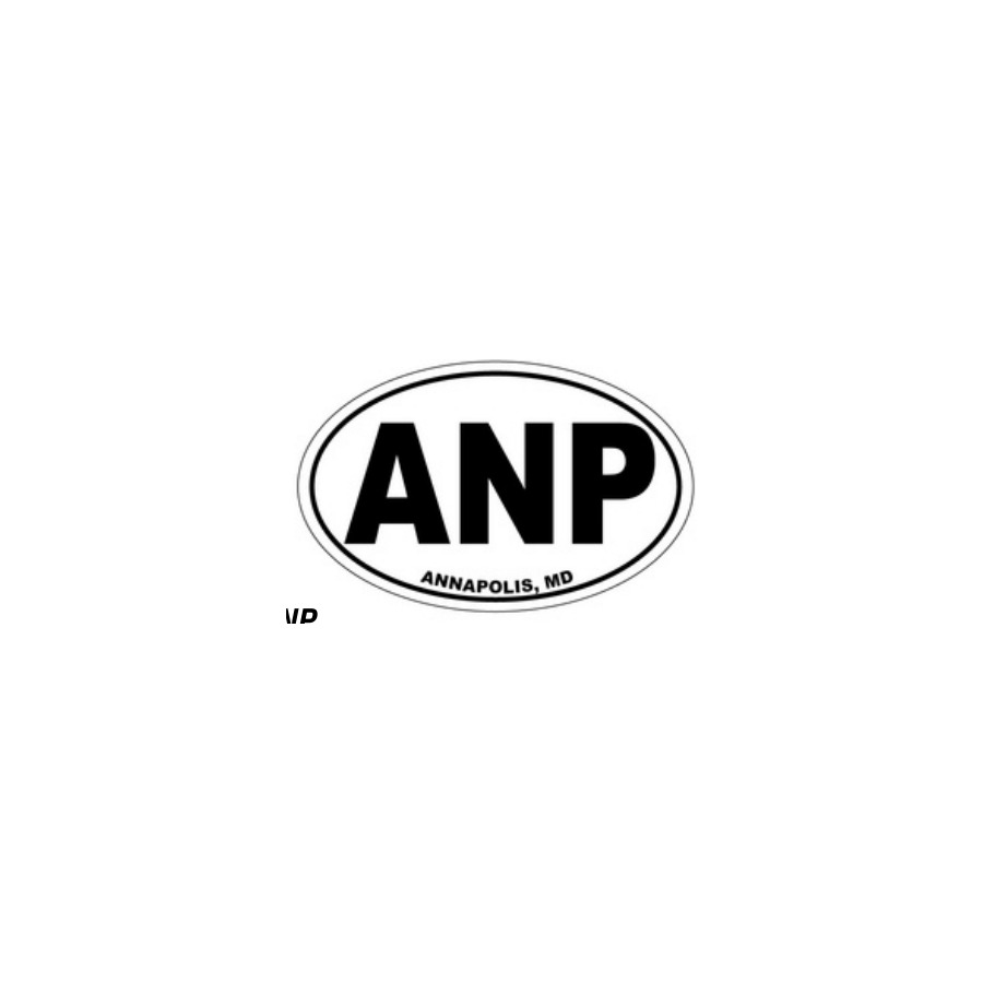 [65362] STICKER OVAL ANNAPOLIS