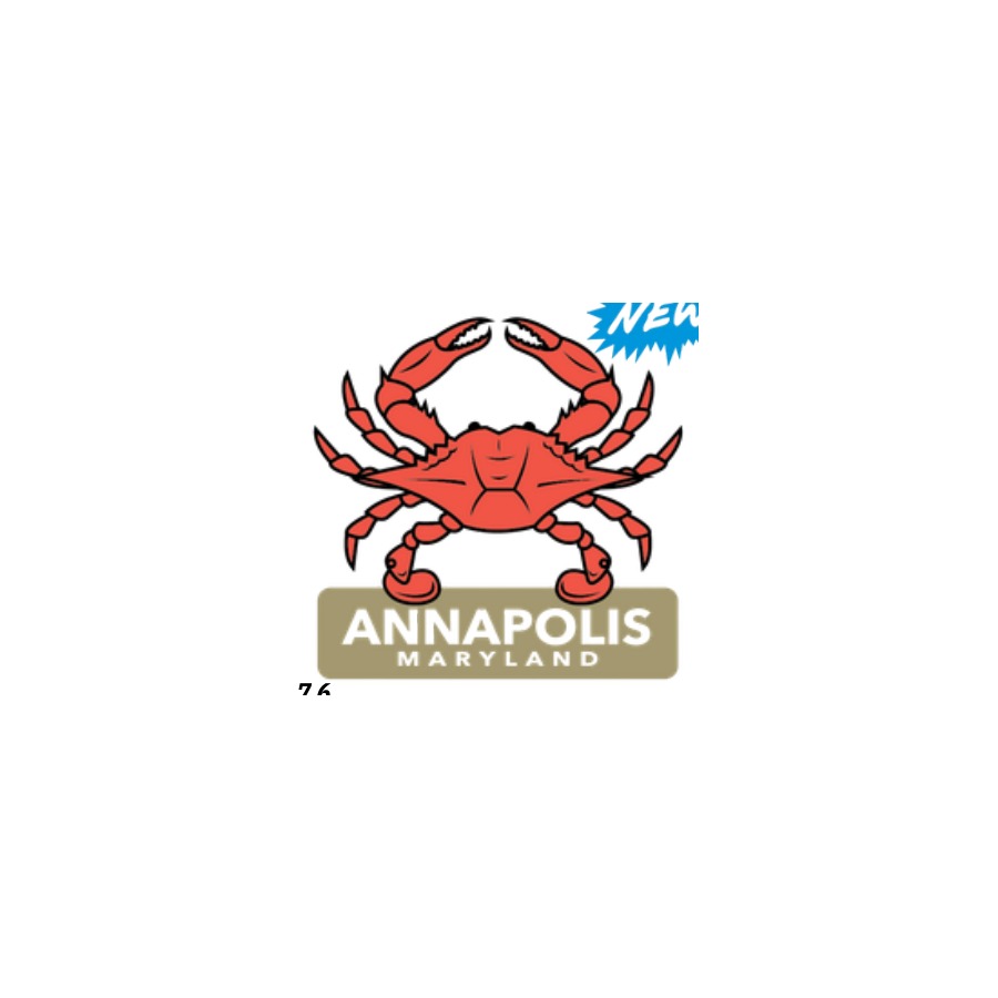 [65447] TAC PIN ANNAPOLIS RED CRAB