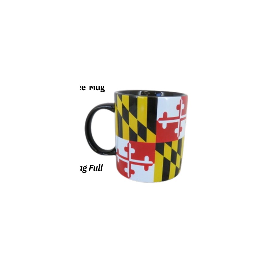 [66042] MUG MD FLAG FULL WRAP BLACK