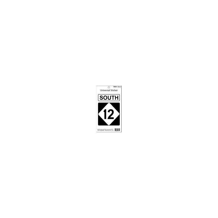 [74065] STICKER HANGING SOUTH 12 SIGN