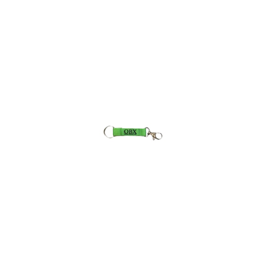 [74084] KEY RING LANYARD OBX NEON GREEN W/ BLACK IMPRINT