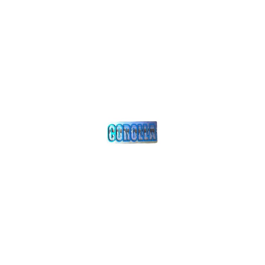 [74104] 2 LEVEL MAGNET DECOWOOD BLOCKLETTERS COROLLA FOIL