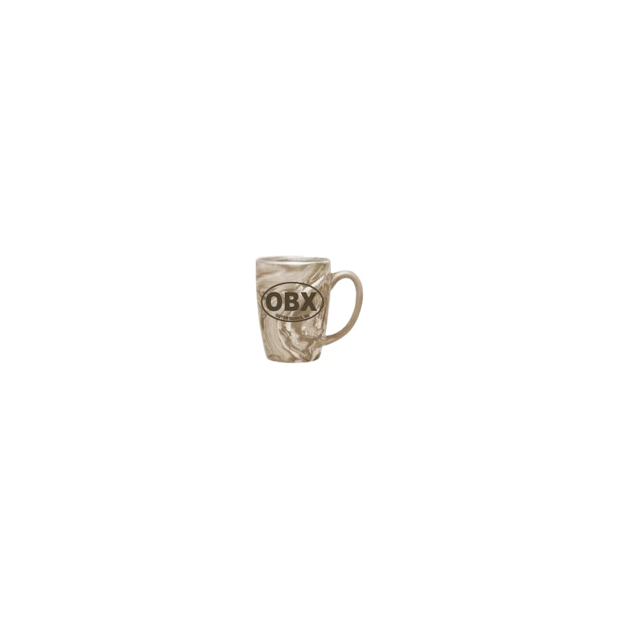 [74242] PALERMO MUG BROWN OBX OVAL