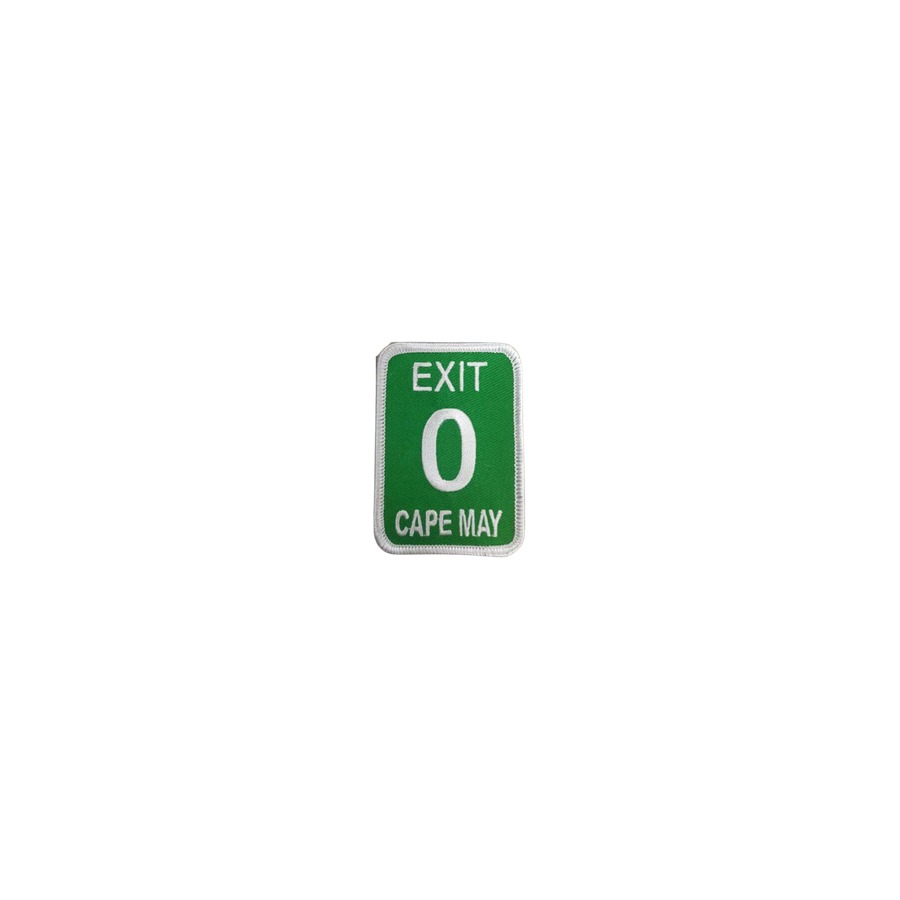 [76051] RECT. PATCH CAPE MAY EXIT 0 GREEN