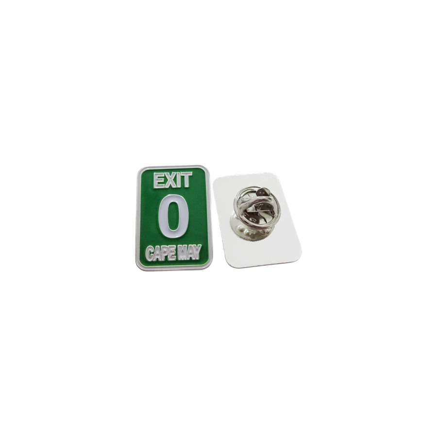[76052] RECT. TAC PIN CAPE MAY EXIT 0 GREEN (PREV. #03871)