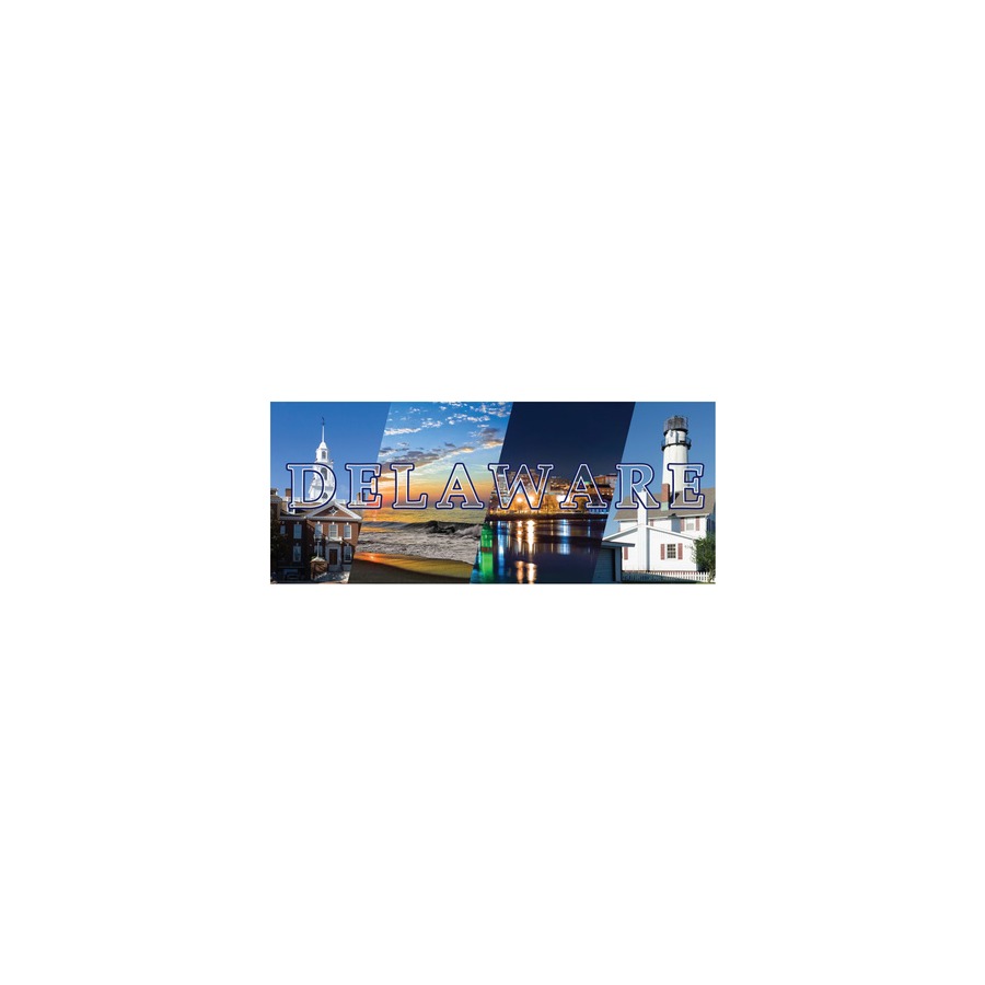 [77418] PANO DELAWARE 4 PICS MAGNET EPOXY