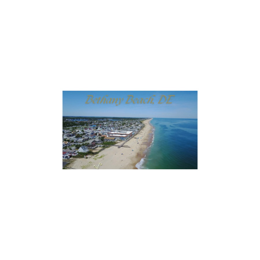 [77524] POSTCARD BETHANY BEACH AERIAL VIEW